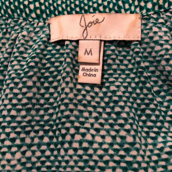 SOLD Joie 3/4 sleeve silk peasant style blouse - Picture 5 of 5